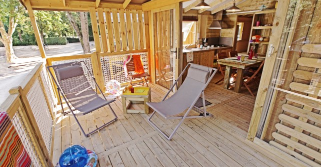 Ecolodges auf Pfählen