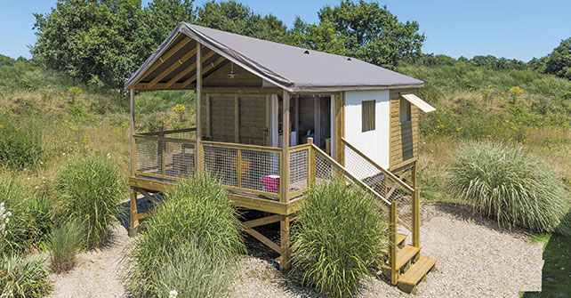 ECOLODGE auf Pfählen mit Meerblick (4/6 Pers.) Model 2017